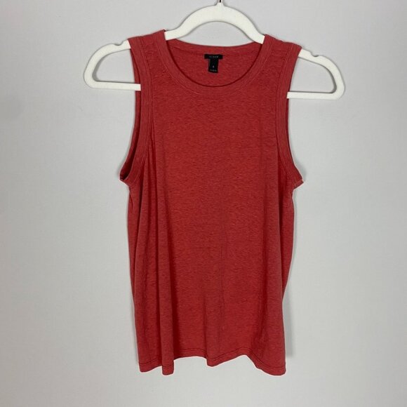 J Crew Tie-back Tank Top Womens Small Red - Picture 1 of 5